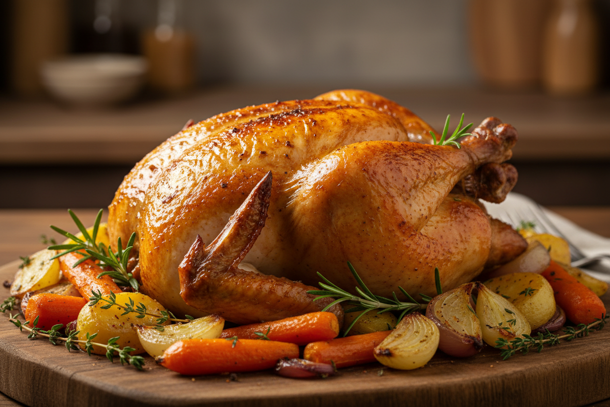 roast whole chicken